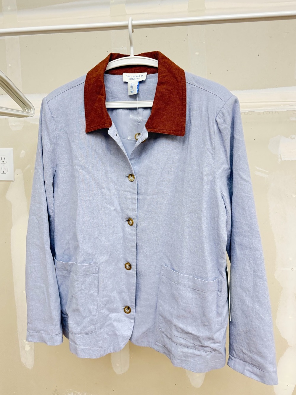 Calypso st barts linen blend coat